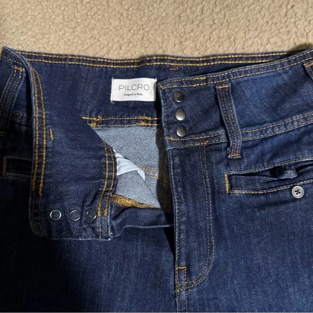 Anthro Pilcro High-Rise Wide-Leg Trouser Jeans - Picture 2 of 4